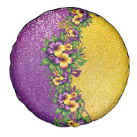 Hawaii Mardi Gras Spare Tire Cover Plumeria Lei Beads Glitter Style LT05 - Polynesian Pride