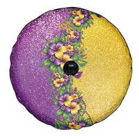 Hawaii Mardi Gras Spare Tire Cover Plumeria Lei Beads Glitter Style LT05 - Polynesian Pride
