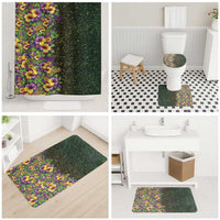 Hawaii Mardi Gras Bathroom Set Tropical Flowers Glitter Style LT05 - Polynesian Pride