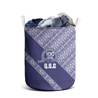 Tonga Queen Salote College Laundry Basket 100 Years Anniversary Navy Color LT05 - Polynesian Pride
