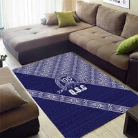 Tonga Queen Salote College Area Rug 100 Years Anniversary Navy Color LT05 - Polynesian Pride