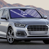 Tonga Queen Salote College Auto Sun Shade 100 Years Anniversary Navy Color LT05 - Polynesian Pride