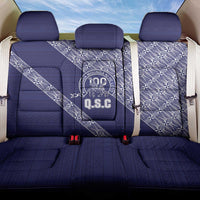 Tonga Queen Salote College Back Car Seat Cover 100 Years Anniversary Navy Color LT05 One Size Navy - Polynesian Pride