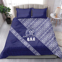 Tonga Queen Salote College Bedding Set 100 Years Anniversary Navy Color LT05 - Polynesian Pride