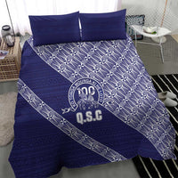 Tonga Queen Salote College Bedding Set 100 Years Anniversary Navy Color LT05 - Polynesian Pride