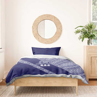 Tonga Queen Salote College Bedding Set 100 Years Anniversary Navy Color LT05 - Polynesian Pride