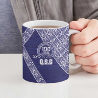 Tonga Queen Salote College Ceramic Mug 100 Years Anniversary Navy Color LT05 - Polynesian Pride