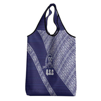 Tonga Queen Salote College Grocery Bag 100 Years Anniversary Navy Color LT05 - Polynesian Pride