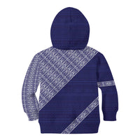 Tonga Queen Salote College Kid Hoodie 100 Years Anniversary Navy Color LT05 - Polynesian Pride