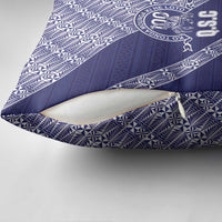 Tonga Queen Salote College Pillow Cover 100 Years Anniversary Navy Color LT05 - Polynesian Pride