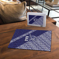 Tonga Queen Salote College Puzzle 100 Years Anniversary Navy Color LT05 - Polynesian Pride