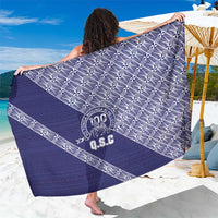 Tonga Queen Salote College Sarong 100 Years Anniversary Navy Color LT05 One Size 44 x 66 inches Navy - Polynesian Pride