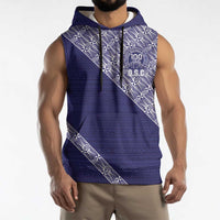 Tonga Queen Salote College Sleeveless Hoodie 100 Years Anniversary Navy Color LT05 - Polynesian Pride