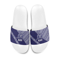 Tonga Queen Salote College Slide Sandals 100 Years Anniversary Navy Color LT05 Navy - Polynesian Pride