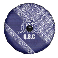 Tonga Queen Salote College Spare Tire Cover 100 Years Anniversary Navy Color LT05 - Polynesian Pride