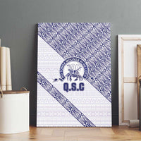 Tonga Queen Salote College Canvas Wall Art 100 Years Anniversary White Color LT05 - Polynesian Pride