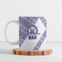 Tonga Queen Salote College Ceramic Mug 100 Years Anniversary White Color LT05 White - Polynesian Pride