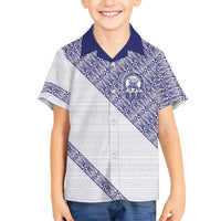 Tonga Queen Salote College Family Matching Puletasi and Hawaiian Shirt 100 Years Anniversary White Color