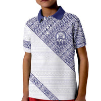 Tonga Queen Salote College Kid Polo Shirt 100 Years Anniversary White Color LT05 Kid White - Polynesian Pride