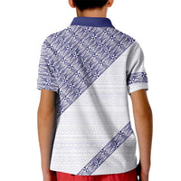 Tonga Queen Salote College Kid Polo Shirt 100 Years Anniversary White Color LT05 - Polynesian Pride