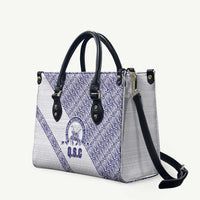 Tonga Queen Salote College Leather Bag 100 Years Anniversary White Color LT05 White - Polynesian Pride