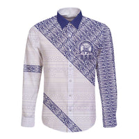Tonga Queen Salote College Long Sleeve Button Shirt 100 Years Anniversary White Color LT05 Unisex White - Polynesian Pride