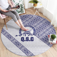 Tonga Queen Salote College Round Carpet 100 Years Anniversary White Color LT05 - Polynesian Pride