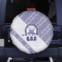 Tonga Queen Salote College Spare Tire Cover 100 Years Anniversary White Color LT05 No hole White - Polynesian Pride