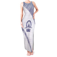 Tonga Queen Salote College Tank Maxi Dress 100 Years Anniversary White Color LT05 Women White - Polynesian Pride