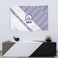 Tonga Queen Salote College Tapestry 100 Years Anniversary White Color LT05 - Polynesian Pride