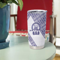 Tonga Queen Salote College Tumbler Cup 100 Years Anniversary White Color LT05 - Polynesian Pride