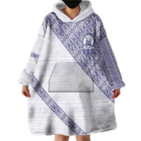Tonga Queen Salote College Wearable Blanket Hoodie 100 Years Anniversary White Color LT05 - Polynesian Pride