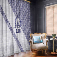 Tonga Queen Salote College Window Curtain 100 Years Anniversary White Color LT05 - Polynesian Pride