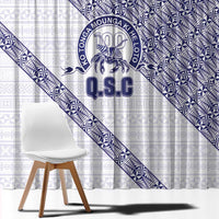 Tonga Queen Salote College Window Curtain 100 Years Anniversary White Color LT05 - Polynesian Pride