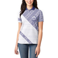 Tonga Queen Salote College Women Polo Shirt 100 Years Anniversary White Color