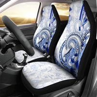 Polynesia Paisley Car Seat Cover Mix Navy Polynesian Pattern