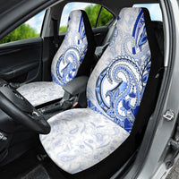 Polynesia Paisley Car Seat Cover Mix Navy Polynesian Pattern