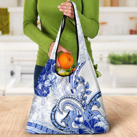 Polynesia Paisley Grocery Bag Mix Navy Polynesian Pattern LT05 - Polynesian Pride