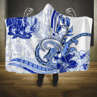 Polynesia Paisley Hooded Blanket Mix Navy Polynesian Pattern LT05 One Size Navy - Polynesian Pride