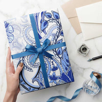 Polynesia Paisley Wrapping Paper Mix Navy Polynesian Pattern LT05 - Polynesian Pride