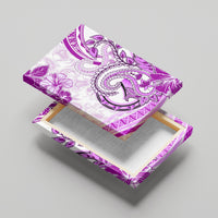Polynesia Paisley Canvas Wall Art Mix Pink Polynesian Pattern LT05 - Polynesian Pride