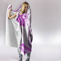Polynesia Paisley Hooded Blanket Mix Pink Polynesian Pattern LT05 - Polynesian Pride