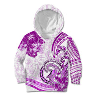 Polynesia Paisley Kid Hoodie Mix Pink Polynesian Pattern LT05 Hoodie Pink - Polynesian Pride