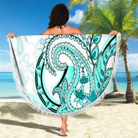 Polynesia Paisley Beach Blanket Mix Teal Polynesian Pattern LT05 - Polynesian Pride