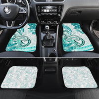 Polynesia Paisley Car Mats Mix Teal Polynesian Pattern LT05 Set 4pcs Teal - Polynesian Pride