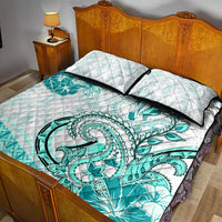 Polynesia Paisley Quilt Bed Set Mix Teal Polynesian Pattern LT05 - Polynesian Pride
