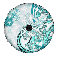 Polynesia Paisley Spare Tire Cover Mix Teal Polynesian Pattern LT05 - Polynesian Pride