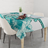 Polynesia Paisley Tablecloth Mix Teal Polynesian Pattern LT05 - Polynesian Pride