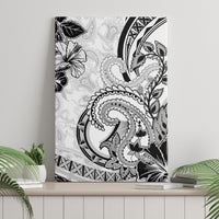 Polynesia Paisley Canvas Wall Art Mix White Polynesian Pattern LT05 - Polynesian Pride