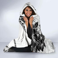 Polynesia Paisley Hooded Blanket Mix White Polynesian Pattern LT05 - Polynesian Pride